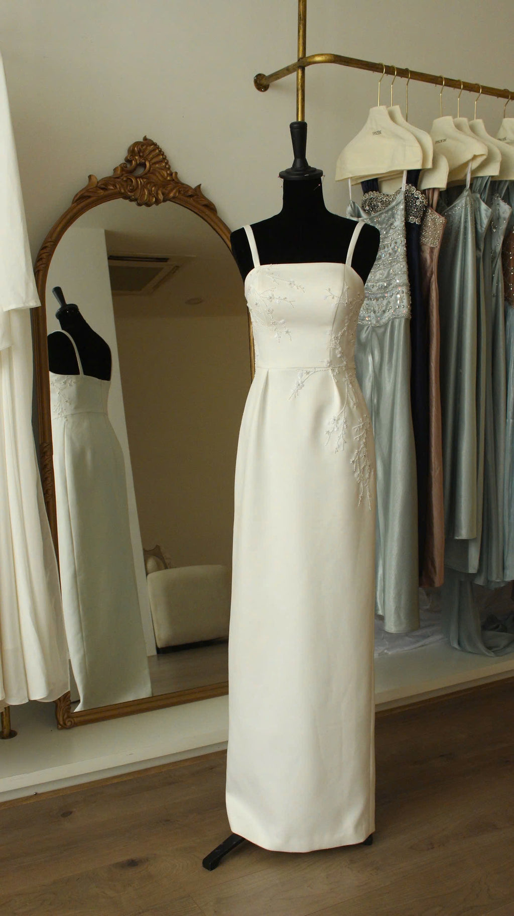 Phoebe White Whisper Gown