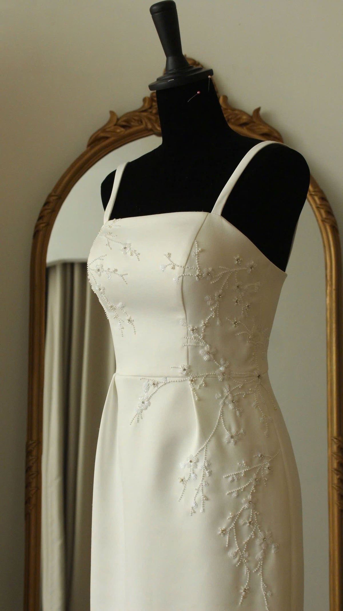 Phoebe White Whisper Gown